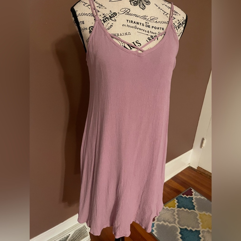 Sweet purple summer dress